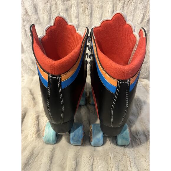 Moxi Rainbow Rider Roller Skates Asphalt Black Women's Size 6 VG Plus Condition - Picture 4 of 9